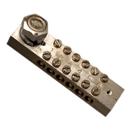 Picture of Clipsal MAX4, Link bar 165 A 6 hole length 95 mm 1 hexagon head