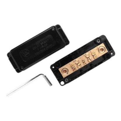 Picture of Clipsal MAX4, Heavy duty Meter link 350 A 500 V 7 hole Black