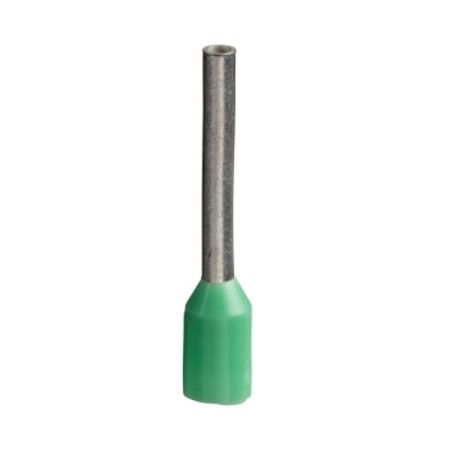 Picture of Cable ends, Linergy TR cable ends, single conductor, green, 0.34mmÂ², medium size, 10 sets of 100