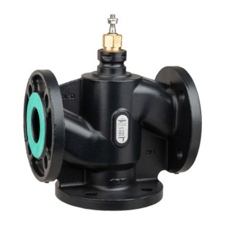 Picture of Venta V311 Globe Valve, 3-Way, PN16, Flanged, DN50, 38 Kvs, Nodular Iron Body & Seat, Brass plug.