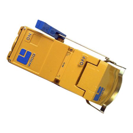 Picture of Metal Clad, Switched Socket Outlet 1 Gang 50A 500V 4 Round Sockets, Made of Cast Aluminium