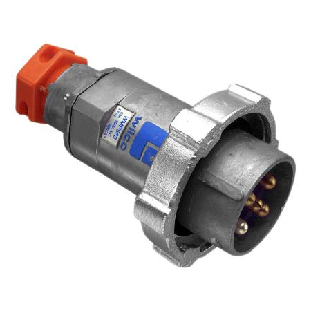 Picture of Metal Clad, Plugs, Aluminium, Multi Phase, 500V, 63A, 5 Round Pin