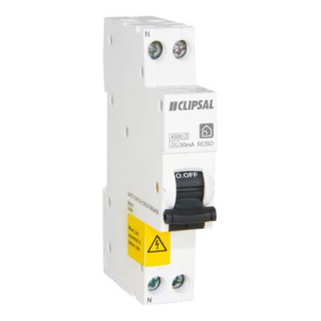 Picture of Clipsal Resi MAX, RCBO SLIM 1PN 25A C curve 30mA Type A 4500A