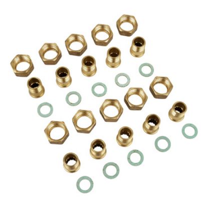 Picture of Zone Connection Set, DN15 Valve, G1/2 to R3/8 Ext Thread, Pack Quantity 10.