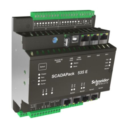 Picture of Smart RTU, SCADAPack 500E, with DNP3 SAv2, 18 DI, 6 AI, 9 DO