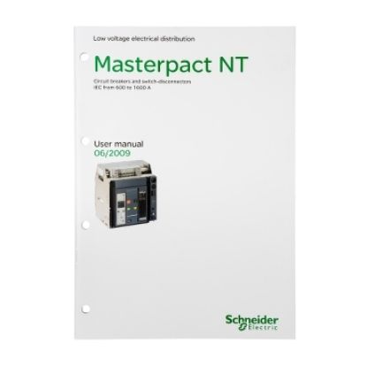 Picture of User manual, MasterPact NT, english, spare part