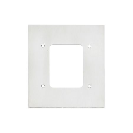 Picture of Medilec, Flush Mount Metal Plate, 1 Gang Fascia, Stainless Steel