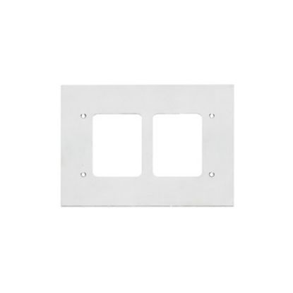 Picture of Medilec, Flush Mount Metal Plate, Wall Boxes, 2 Gang, Fascia