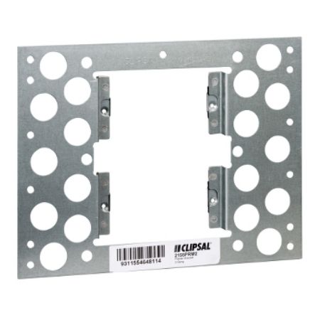 Picture of 2000 Series, Metal Plaster Bracket Vertical 2 Gang, Recess Mount