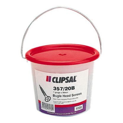 Picture of Clipsal - General Accessories, Screws, Bugle Head, Self Drilling Point, 7 X 20mm, Bag 1000