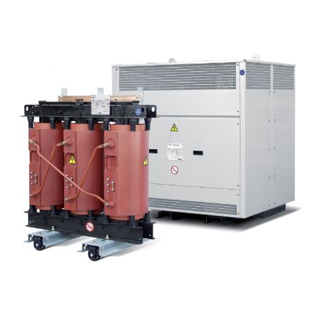 Picture of Transformer, Trihal, dry type, 2000kVA, 11kV, 433V, IP31 enclosure, air natural cooling