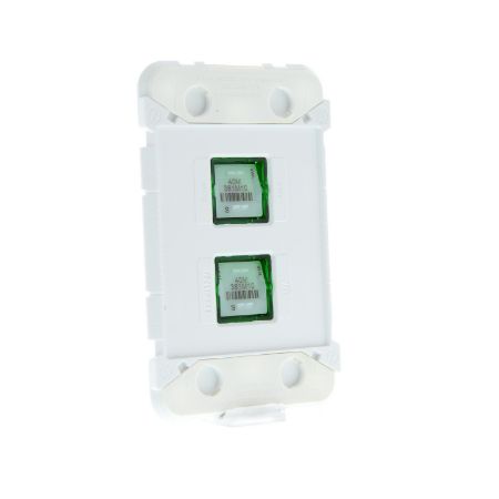 Picture of Clipsal Iconic, Gridplate and Mechanism, 2 Gang, 250V, 10AX