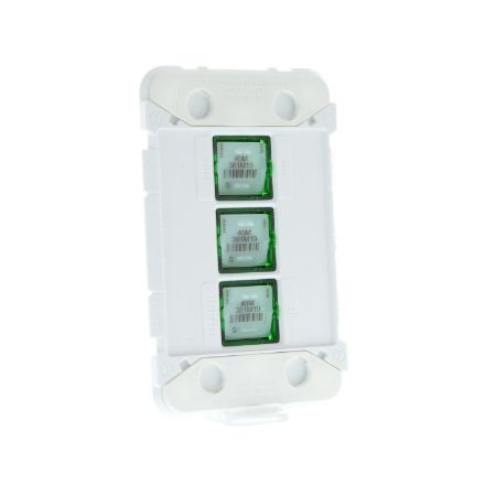 Picture of Clipsal Iconic, Gridplate and Mechanism, 3 Gang, 250V, 10AX