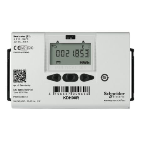 Picture of KD Series Heating Meter, R½ Threaded Brass, 1.5 m³/h Nominal, Return