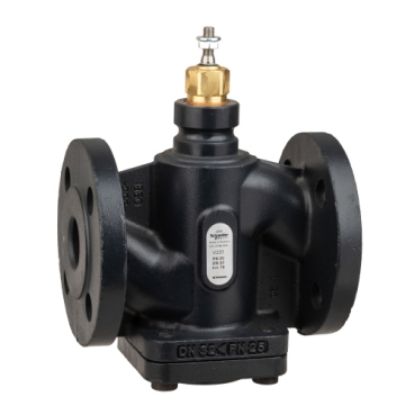 Picture of Venta V232 Globe Valve, 2-Way, PN25, Flanged, Balanced Plug, DN32, Kvs 16, Nodular Iron, Stainless Plug and Seat.