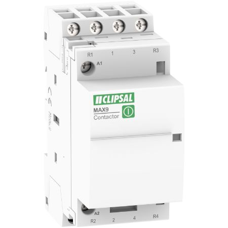 Picture of Clipsal MAX9, Contactor, 2 NO + 2 NC, 25A, Ue=415VAC, Uc=240VAC, 2 Modules