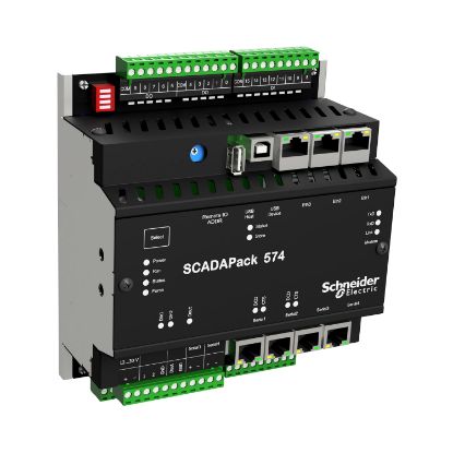 Picture of Smart RTU, SCADAPack57x, no flowrun license, 18 DI, 8 AI, 11 DO