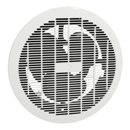 Picture of Exhaust fan, Airflow, ceiling, 200mm blade dia, white