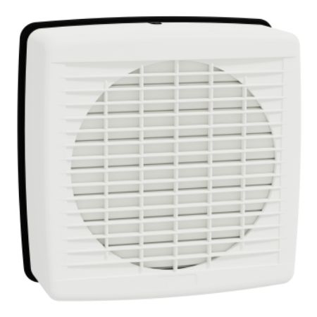 Picture of Exhaust fan, Airflow, wall, 200mm blade dia, pull cord louvre, white