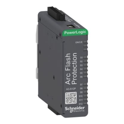 Picture of arc protection relay, PowerLogic A3 S12P 12 point sensors Arc extension device