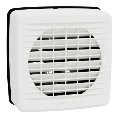 Picture of Exhaust fan, Airflow, window, 200mm blade dia, pull cord louvre, white