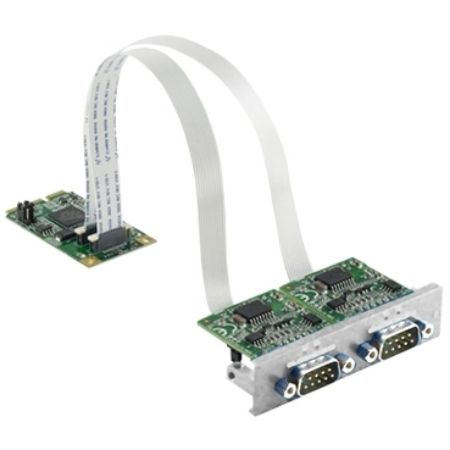 Picture of Serial line interface, Harmony iPC, mini PCIe 2xRS232 Isolated for