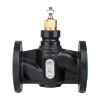 Picture of Venta V211 Globe Valve, 2-Way, PN16, Flanged, DN25, 10 kvs, Nodular Iron Body and Seat, Brass Plug, Stem Up Closed.