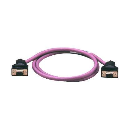 Picture of CANopen cordset - molded female SUB-D9 connectors - standard - IP20 - 0.3 m
